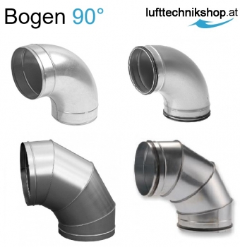 Bogen 90° mit oder ohne Dichtring